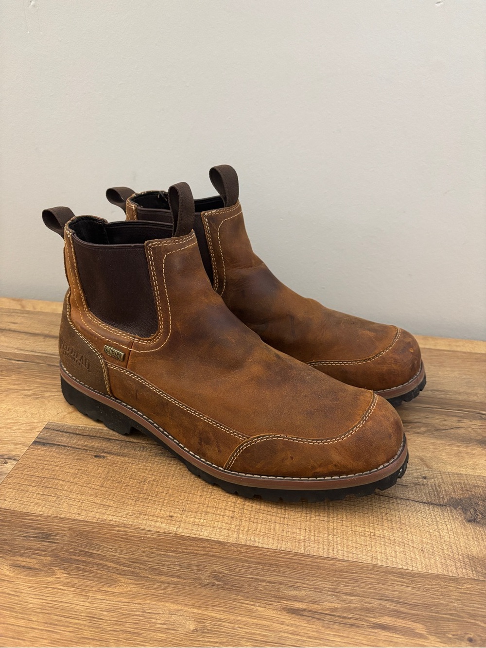RedHead Series 61 Leather Romeo Chelsea Boots Brown Men’s